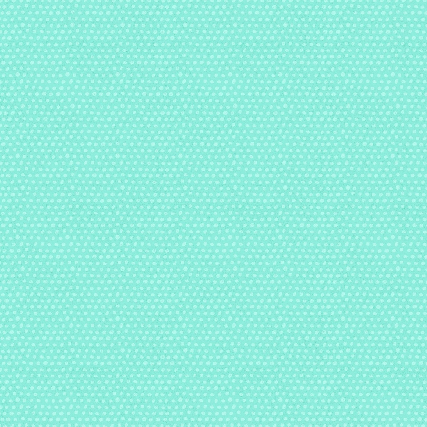 Fe-Line Frisky Teal Dots Blue Cotton 44"/45" Fabric Per Yard