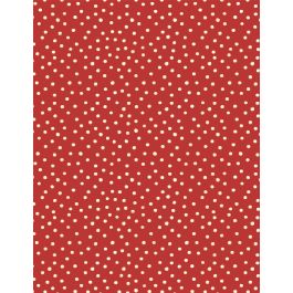 Wilmington Coffee Always red dots quilting cotton fabric