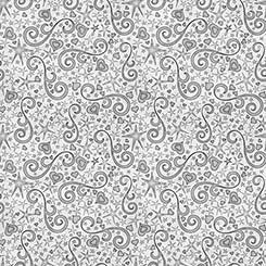 Quilting Treasures Hearts and Hugs Hearts and Scroll quilting fabric