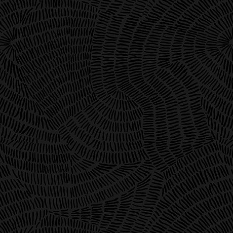 Stitched Blender Charcoal Cotton Wideback Fabric per yard