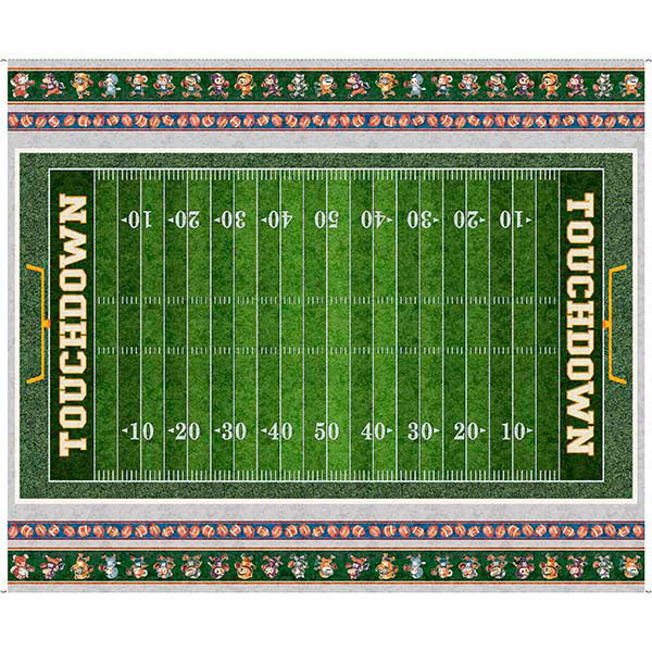 Gridiron Gang Green Football Field Panel