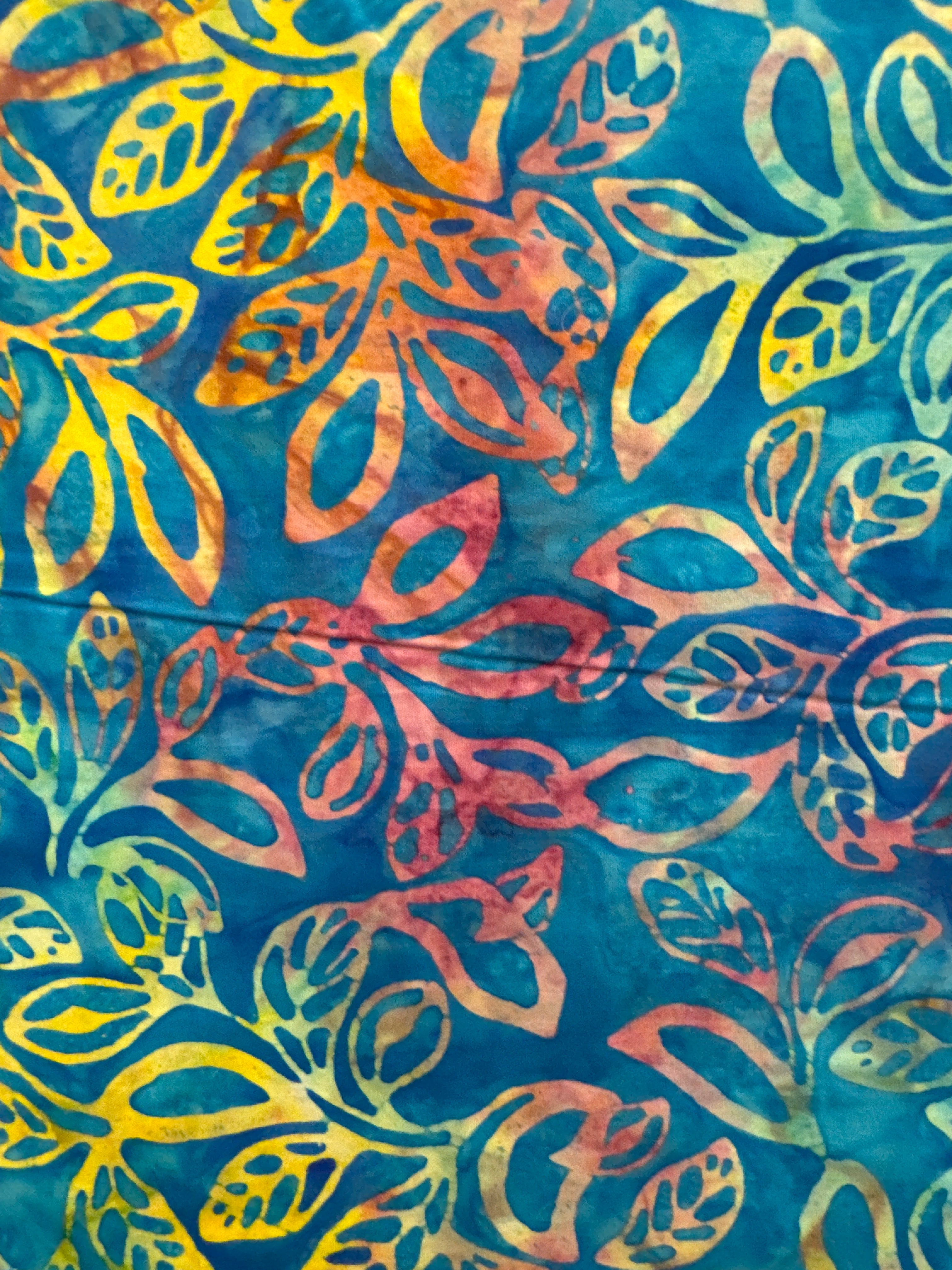 Floral Escape Blue quilting fabric by Timeless Treasures