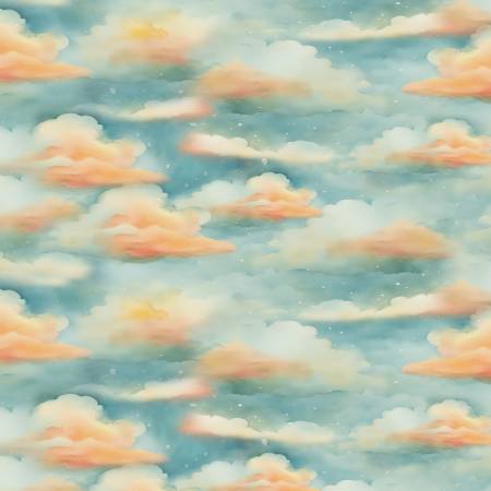 Wilmington Glorious Fall Day Sky 33910-418 quilting fabric — autumn day sky