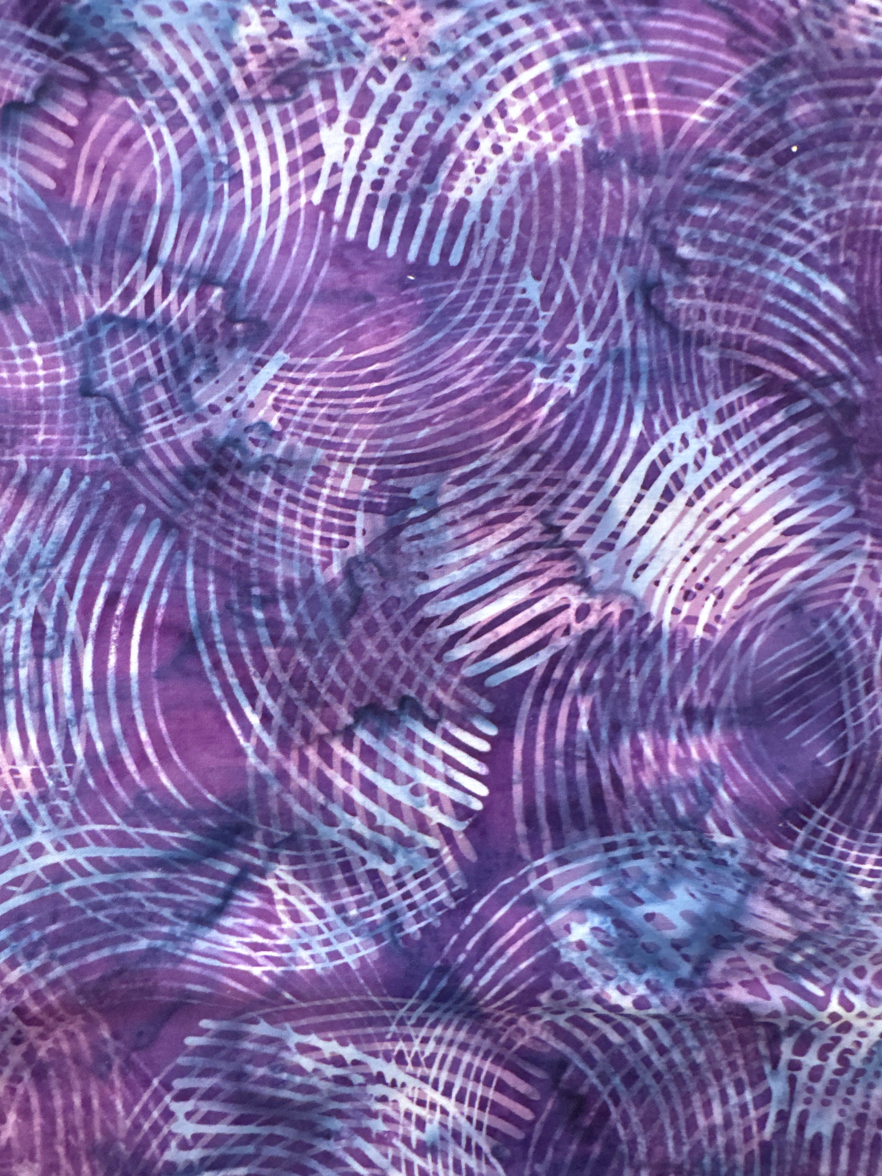 Peony Circle Overlay floral quilting fabric by Hoffman Fabrics