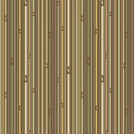 Wilmington Into the Woodlands stripes quilting cotton fabric in Brown