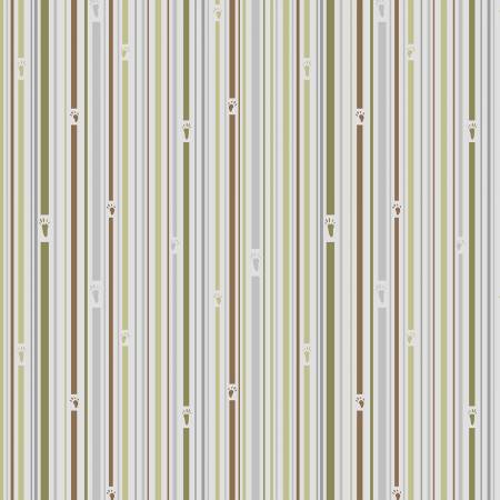 Wilmington Into the Woodlands stripes quilting cotton fabric in Gray