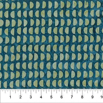 Banyan Batiks Organics Halfmoon Prussian Blue blender quilting fabric