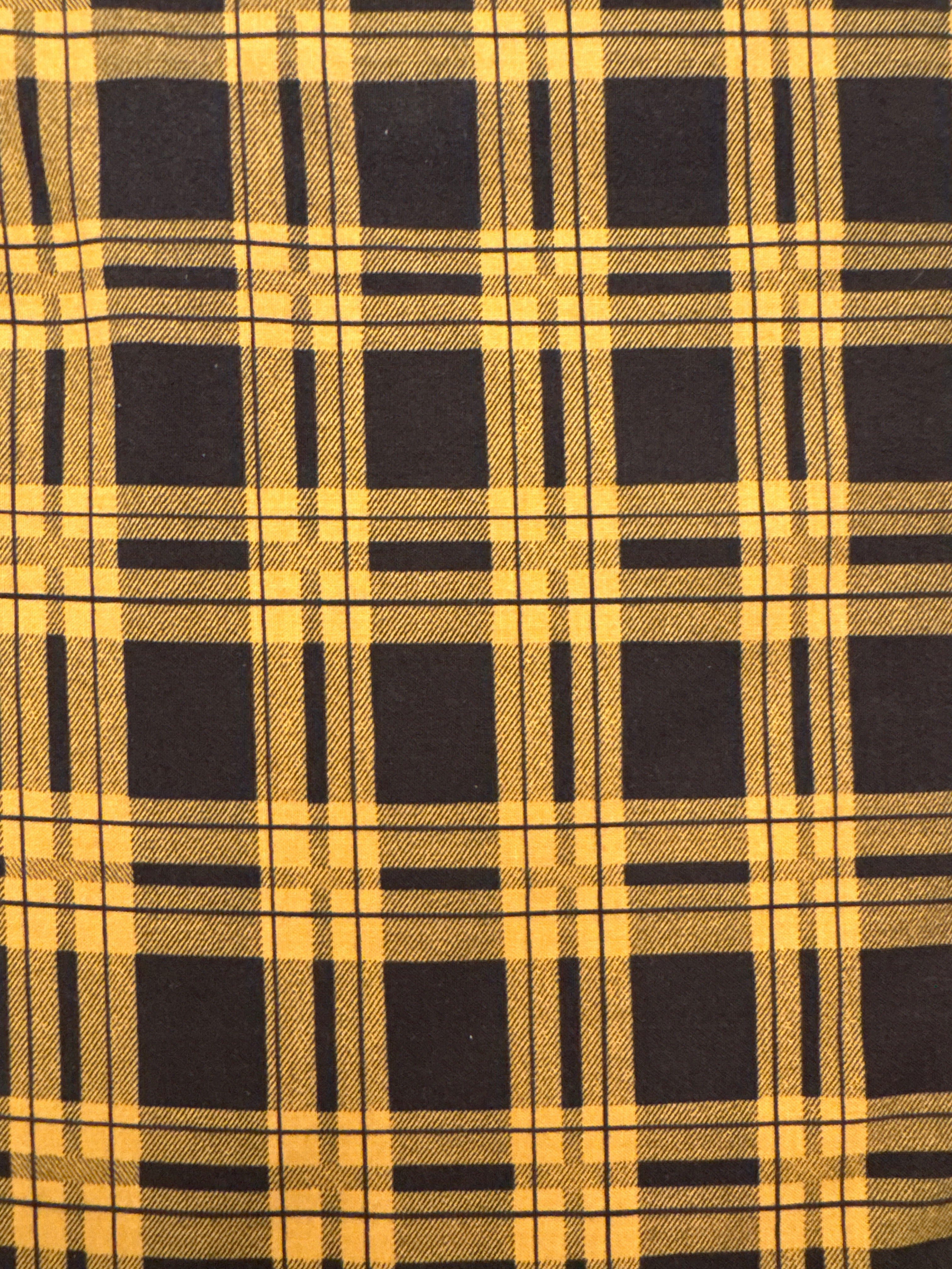 Living The Dream Orange Plaid quilting fabric by Clothworks