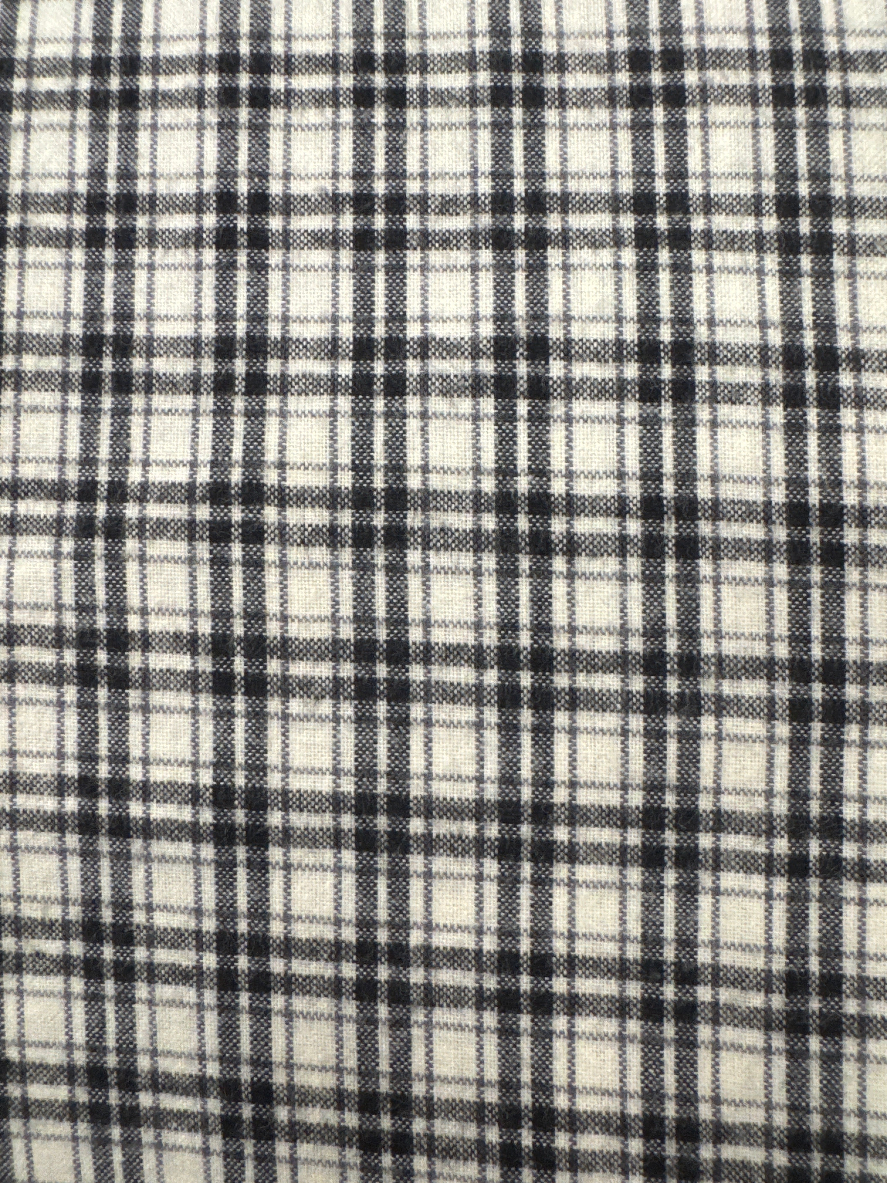 Urban Homestead Gatherings Plaid Grey White quilting fabric by Moda