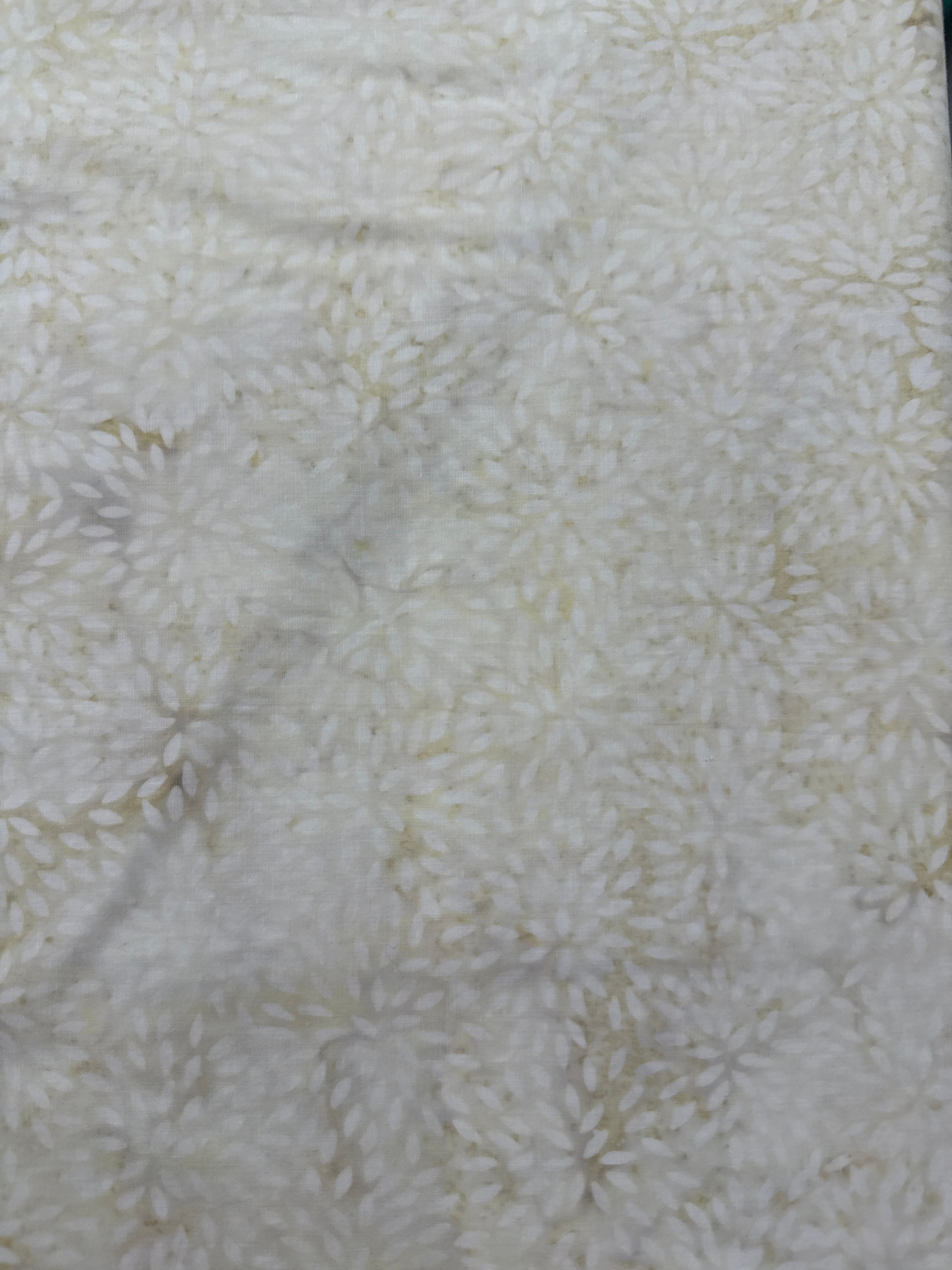 Papyrus Ivory white blender quilting fabric by Hoffman Fabrics