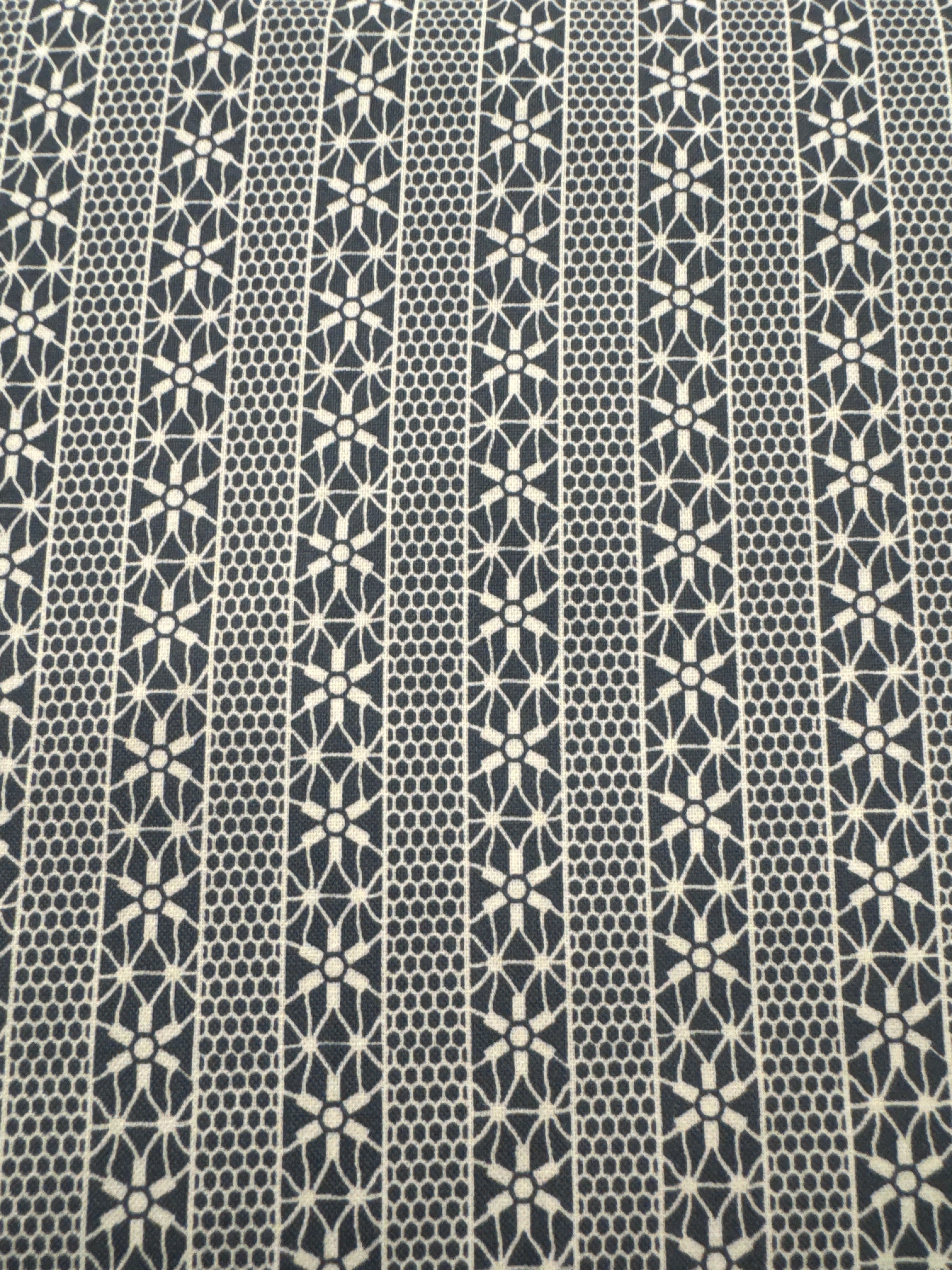 Snowman Gatherings IV Denim Stripe Christmas quilting fabric by Moda