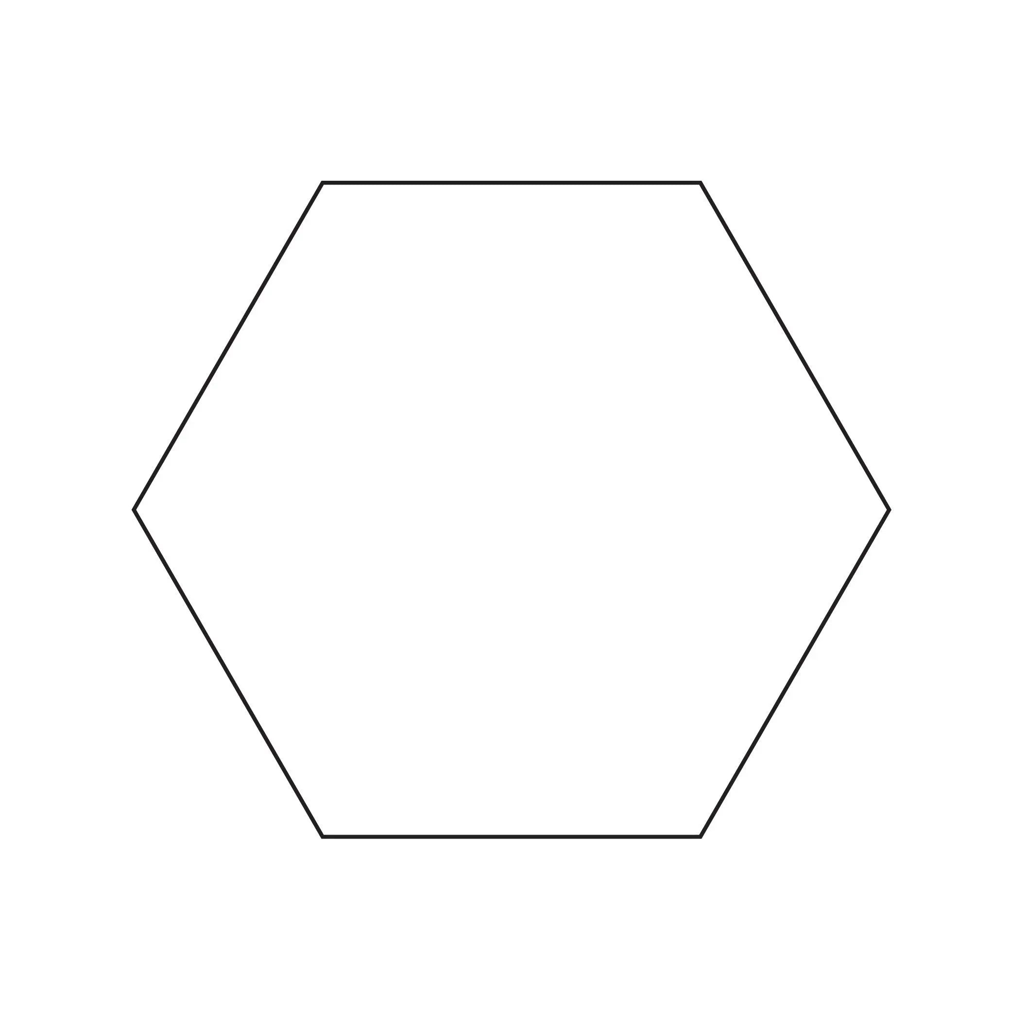 3in hexagon Template - Linda's Electric Quilters