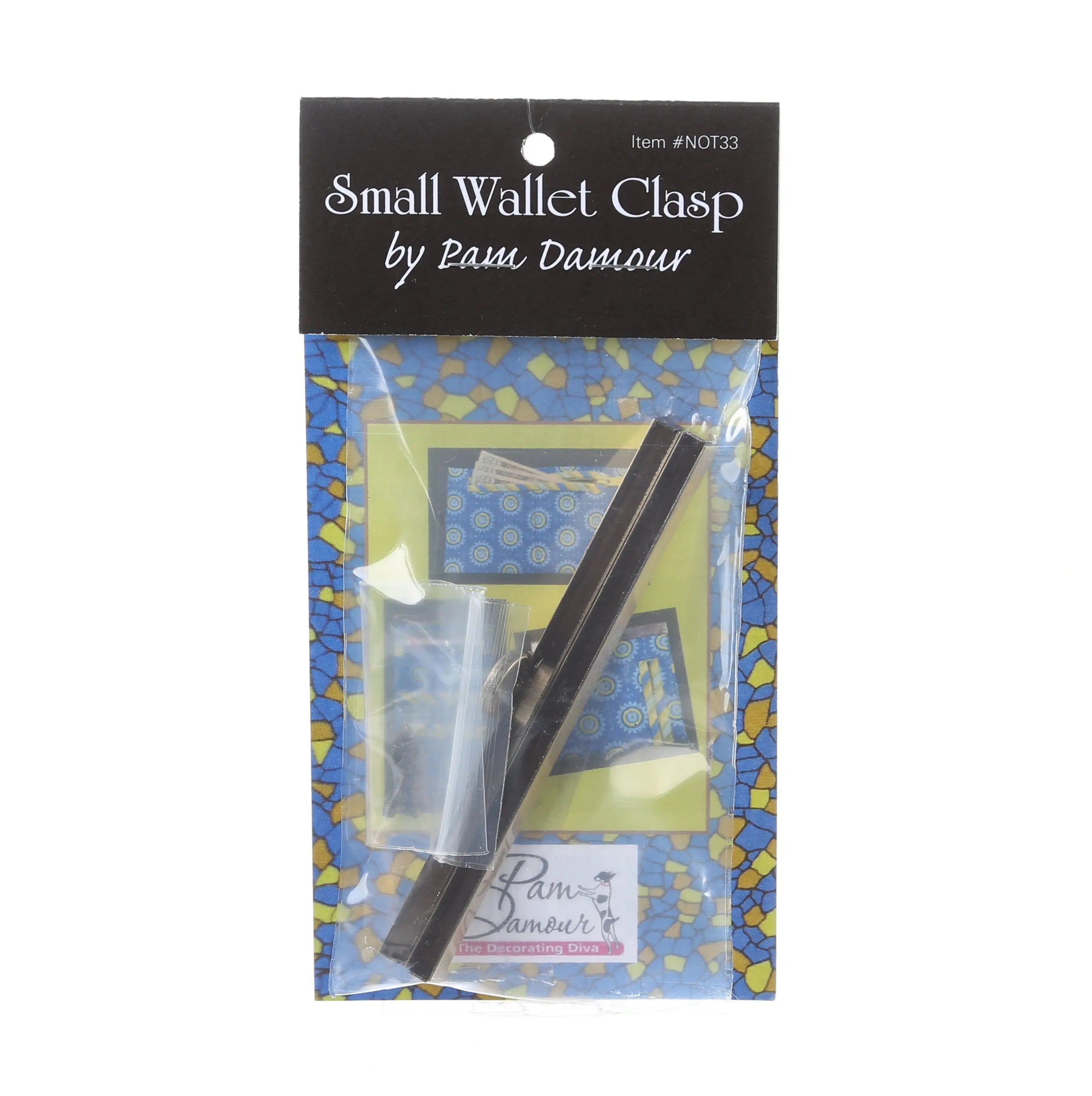 4-1/2in Metal Wallet/Purse clasp in Bronze - Linda's Electric Quilters