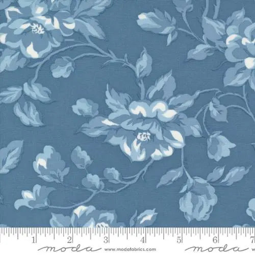 Blue Medium Shoreline Cotton Wideback Fabric ( 1 3/4 Yard Pack )