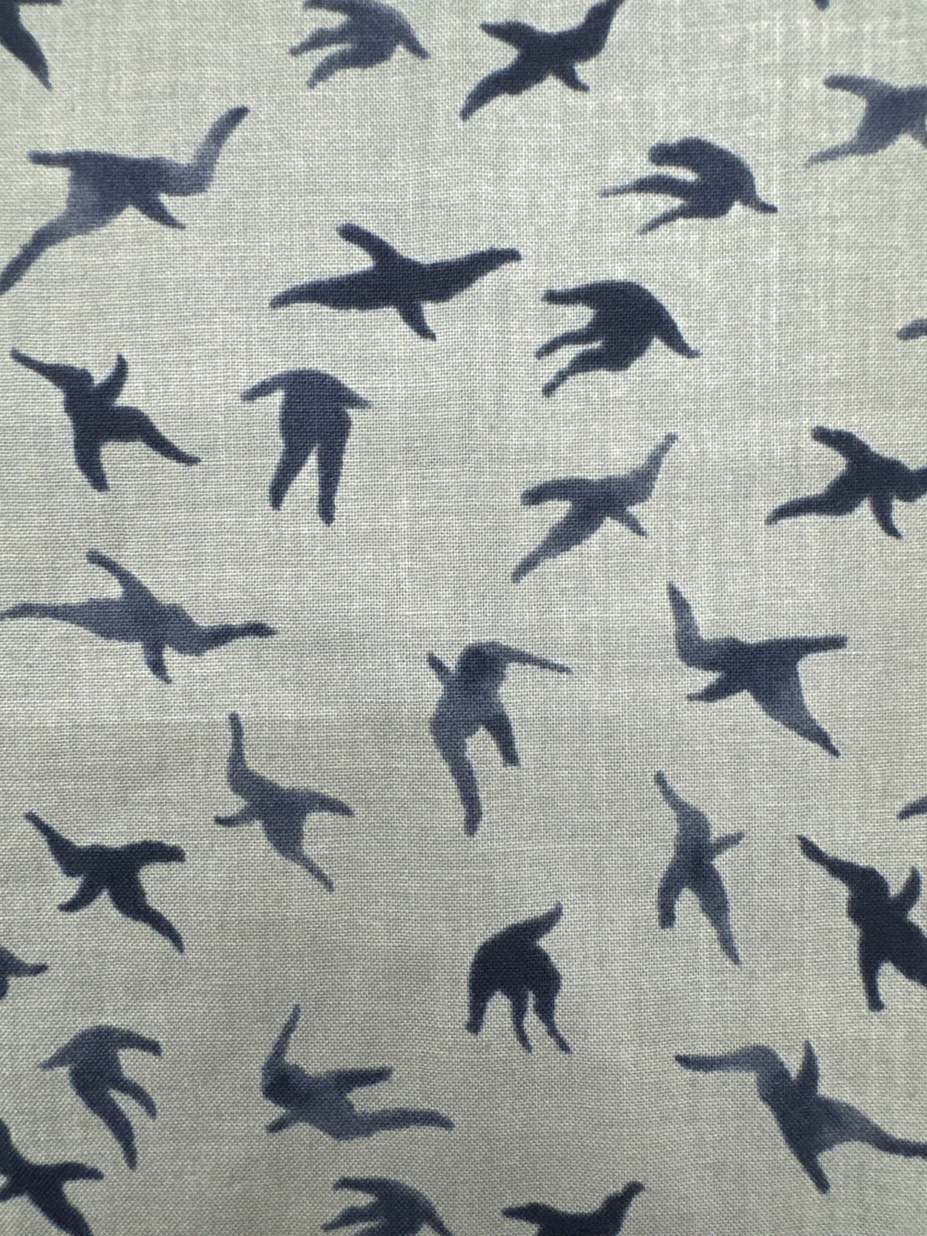 To the Sea Seagull Silhouettes novelty quilting fabric by Moda