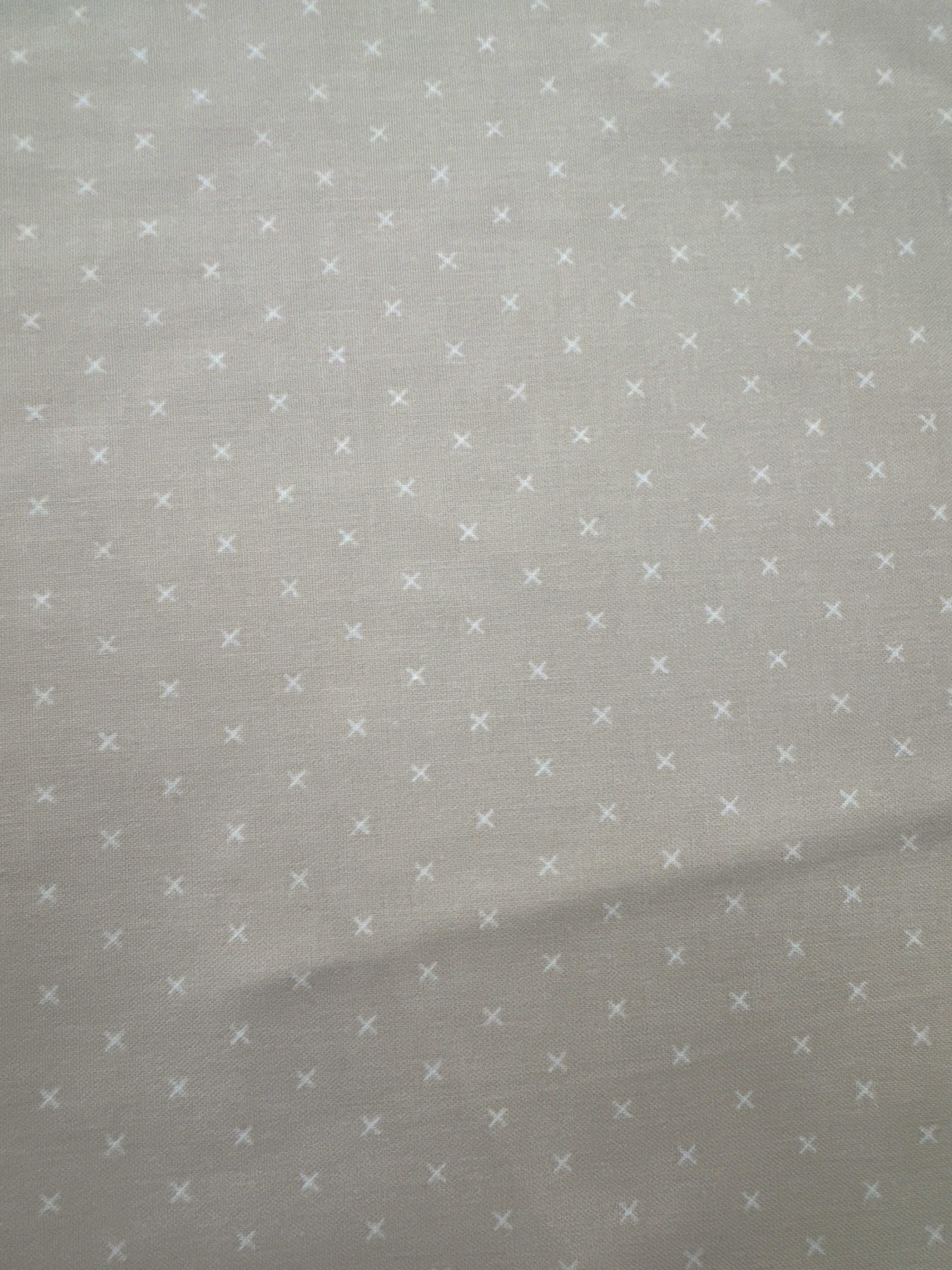 All my Xs Beige geometric quilting fabric by Andover Fabrics
