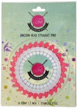 Tula Pink Unicorn Head Str Pin