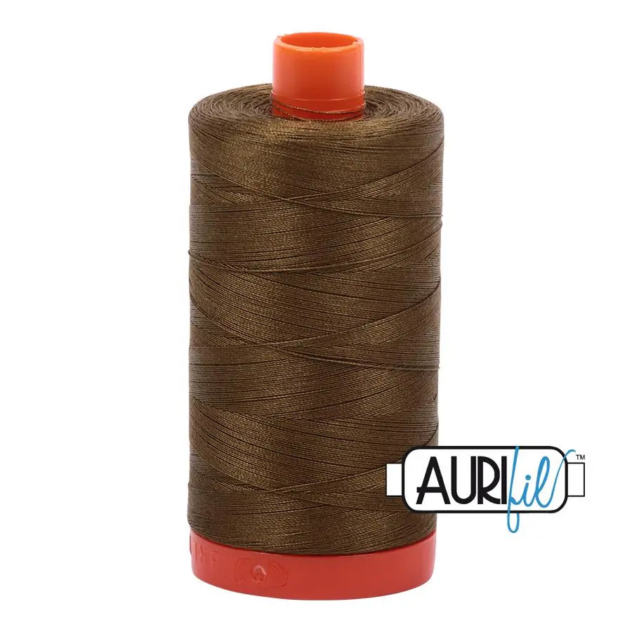 4173 Dark Olive Aurifil Cotton 50wt