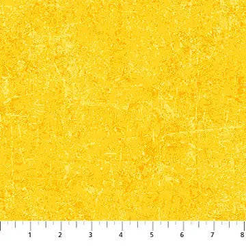 Yellow Sunflower Glisten 43"/44" Cotton Fabric Per Yard - Linda's Electric Quilters
