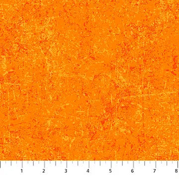 Orange Tangerine Glisten 43"/44" Cotton Fabric Per Yard - Linda's Electric Quilters