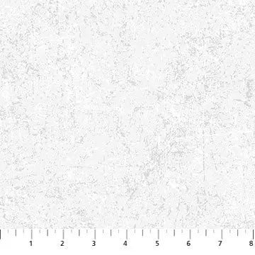 White Frosty Glisten 43"/44" Cotton Fabric Per Yard - Linda's Electric Quilters