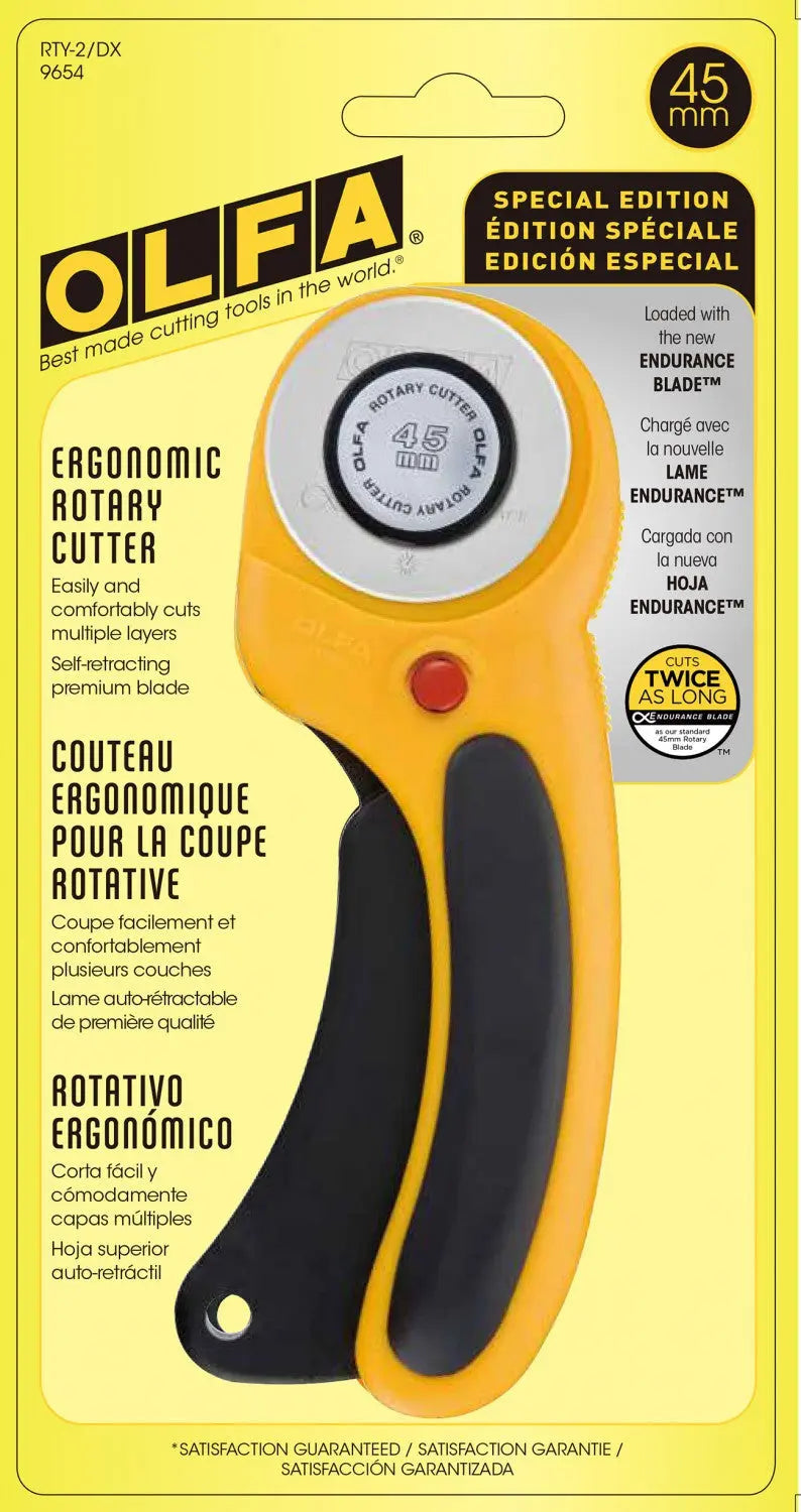 45 mm Deluxe Ergonomic Rotary Cutter - Linda's Electric Quilters