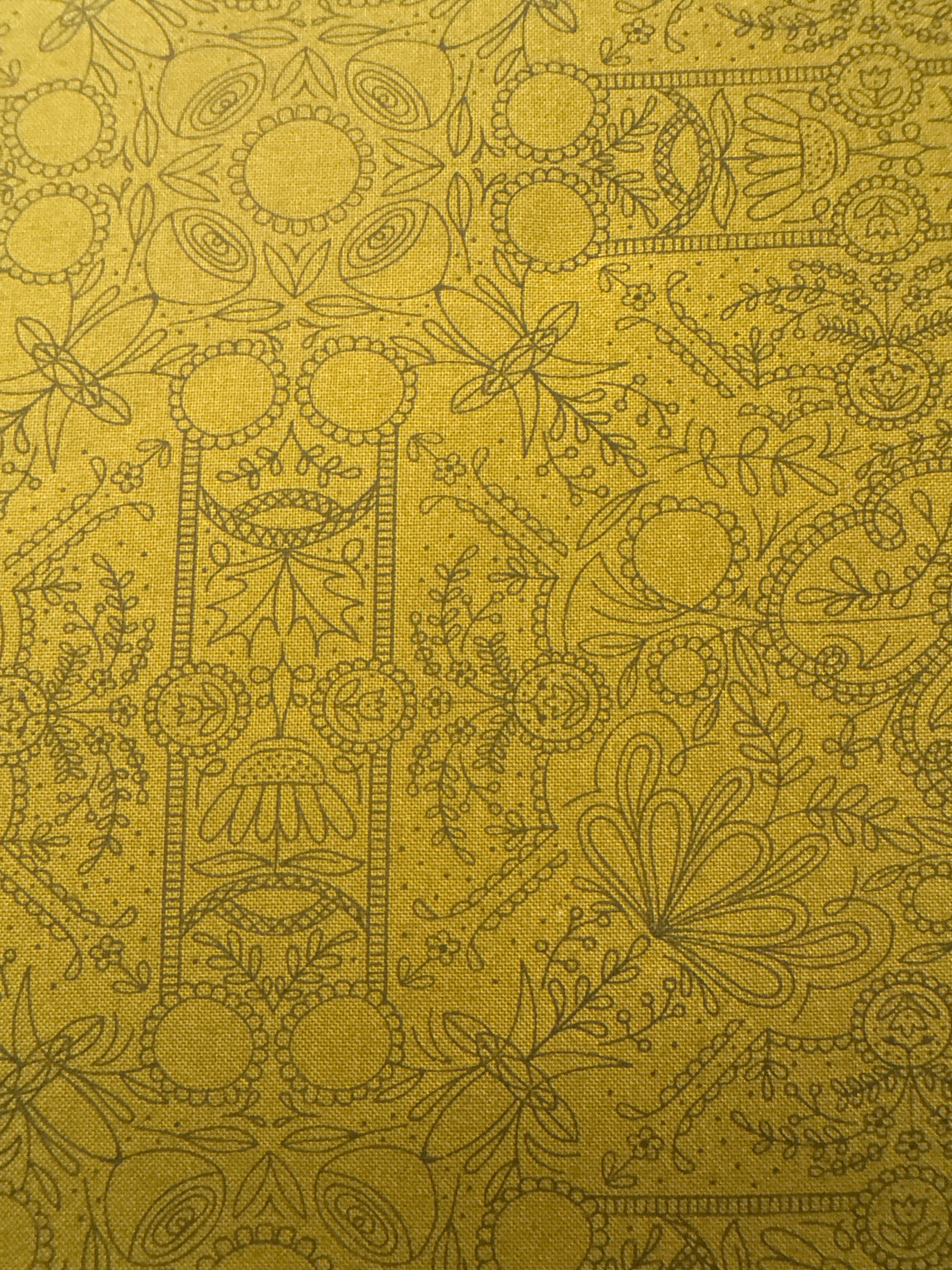 Moda Quaint Cottage dark gold