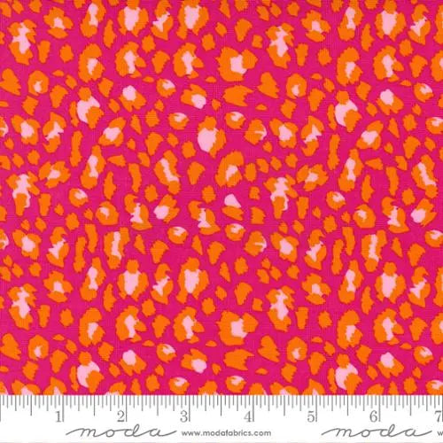 Pink Jungle Paradise Hibiscus 44"/45" Fabric Per Yard - Linda's Electric Quilters