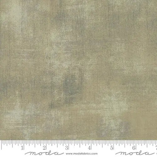 Grey Grunge Basics Khaki 44"/45" Fabric Per Yard - Linda's Electric Quilters