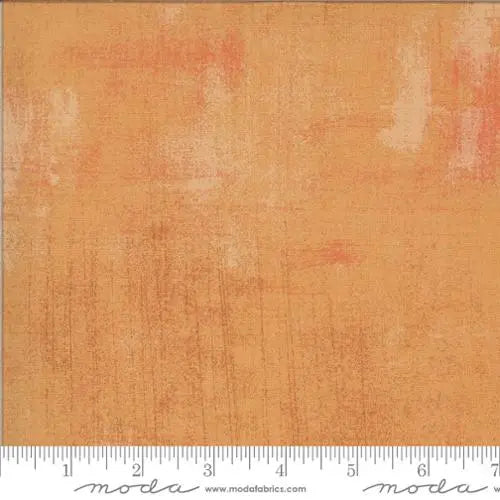Orange Grunge Basics Cobbler 44"/45" Fabric Per Yard - Linda's Electric Quilters