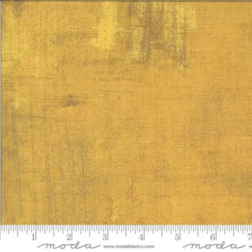 Yellow Grunge Basics Mulled Cider 44"/45" Fabric Per Yard - Linda's Electric Quilters