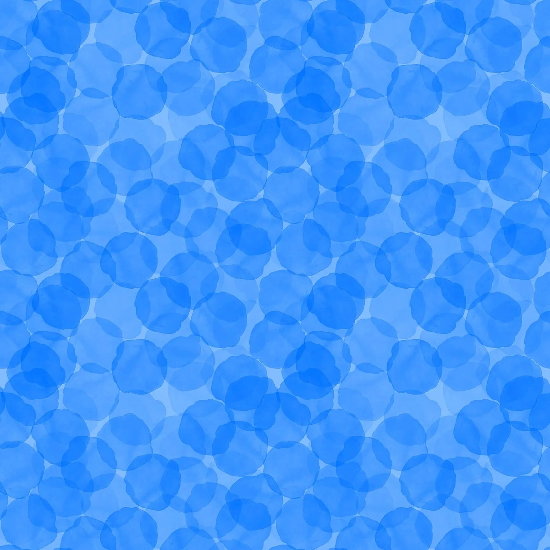 Blue Curacao Juicy Tonal Trio Cotton 44"/45" Fabric Per Yard - Linda's Electric Quilters