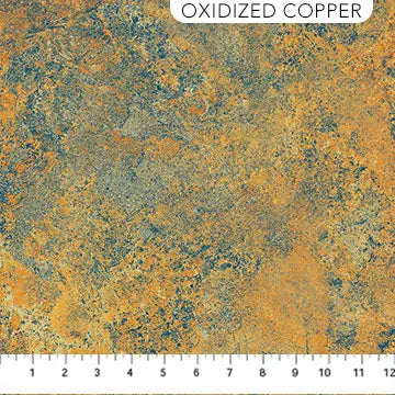 Brown Oxidized Copper 26757-68 Cotton 44"/45" Fabric Per Yard - Linda's Electric Quilters