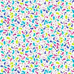 Multi Color Paisley 44"/45" Fabric Per Yard - Linda's Electric Quilters