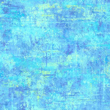 Blue Mottled Blender 44"/45" Fabric Per Yard - Linda's Electric Quilters
