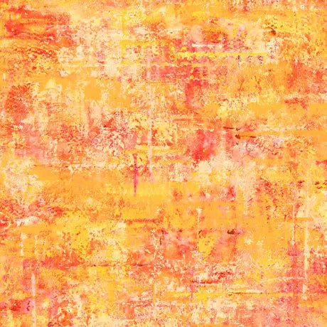 Orange Sherbet Mottled Blender 44"/45" Fabric Per Yard - Linda's Electric Quilters