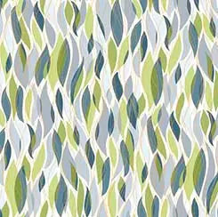 Grey And Green Wavy Geo Jubilee 44"/45" Fabric Per Yard - Linda's Electric Quilters