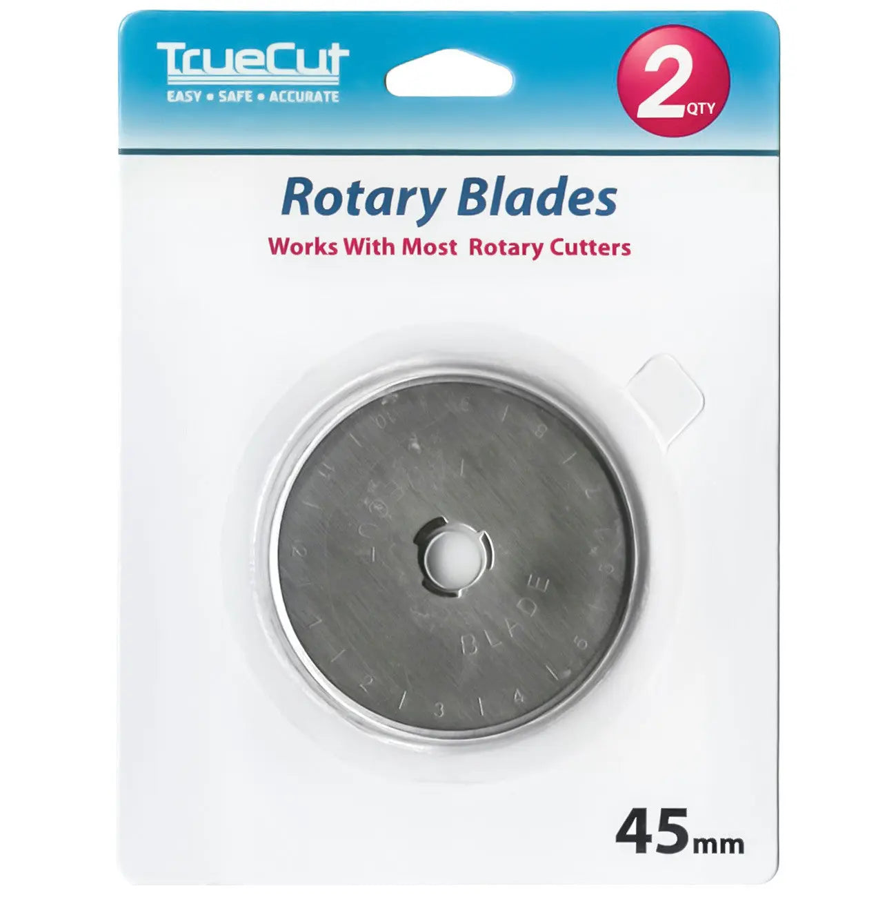 45mm Double Pack Rotary Blade - Linda's Electric Quilters