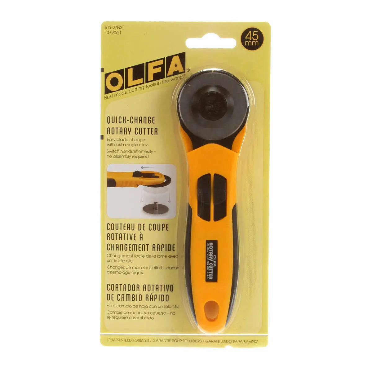 45mm Quick Change Rotary Cutter - Linda's Electric Quilters