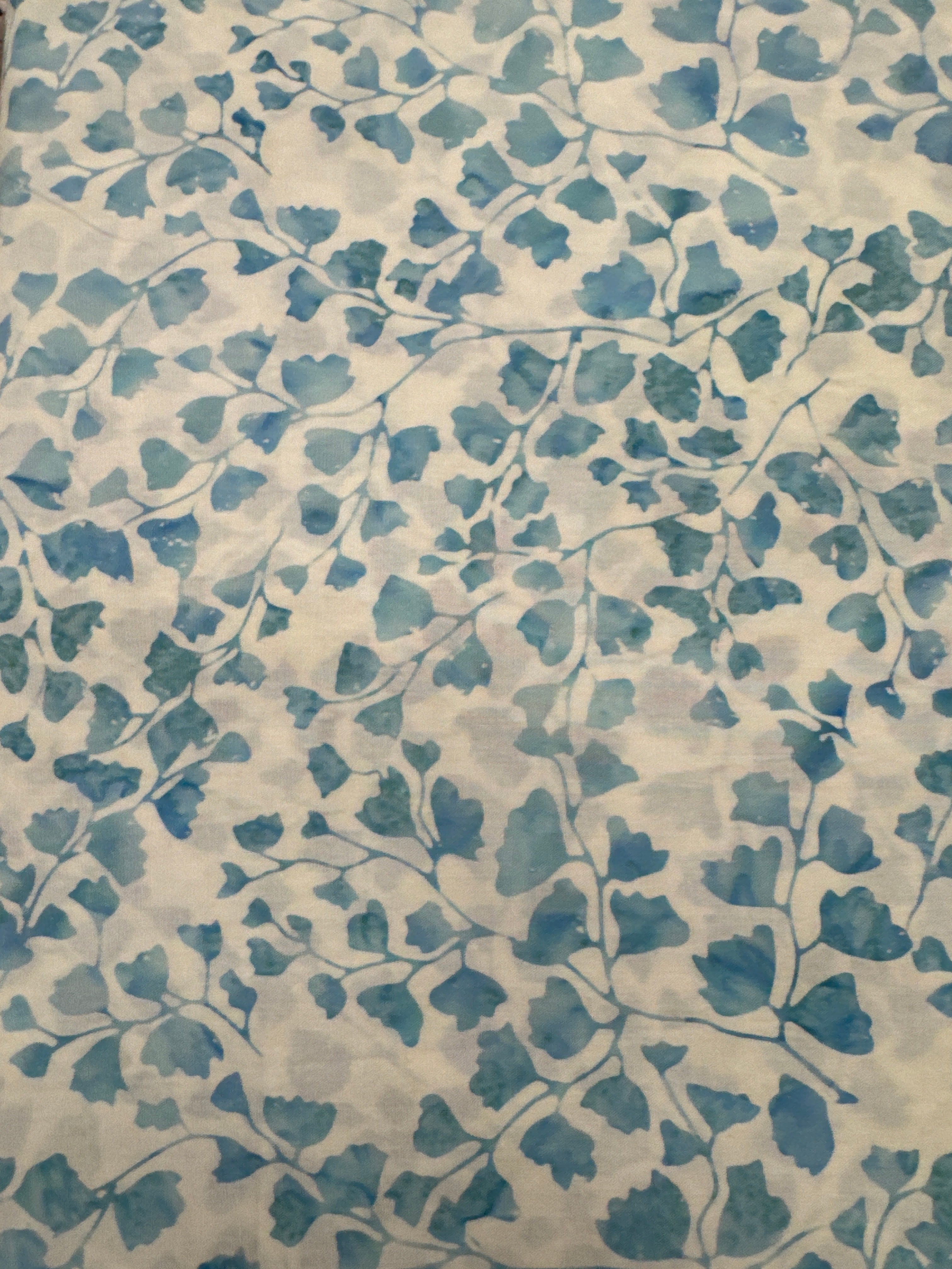 Gentle Vines Manatee gray blender quilting fabric by Hoffman Fabrics