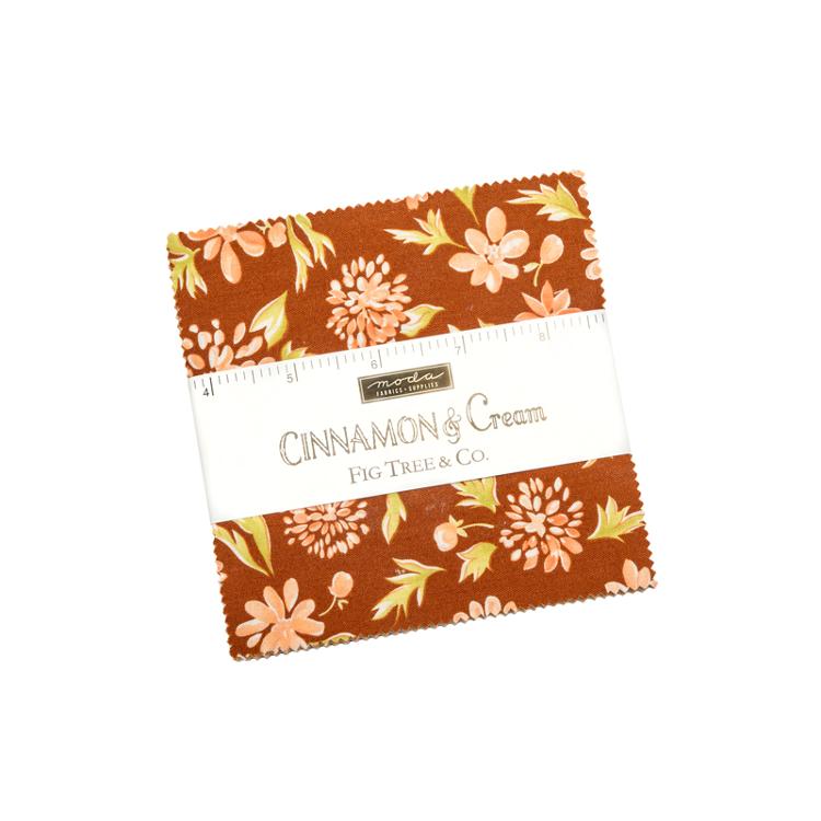 Moda Cinnamon Cream charm pack of five inch squares