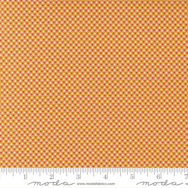 Moda Graze Dots quilting cotton fabric in Sunshine yellow