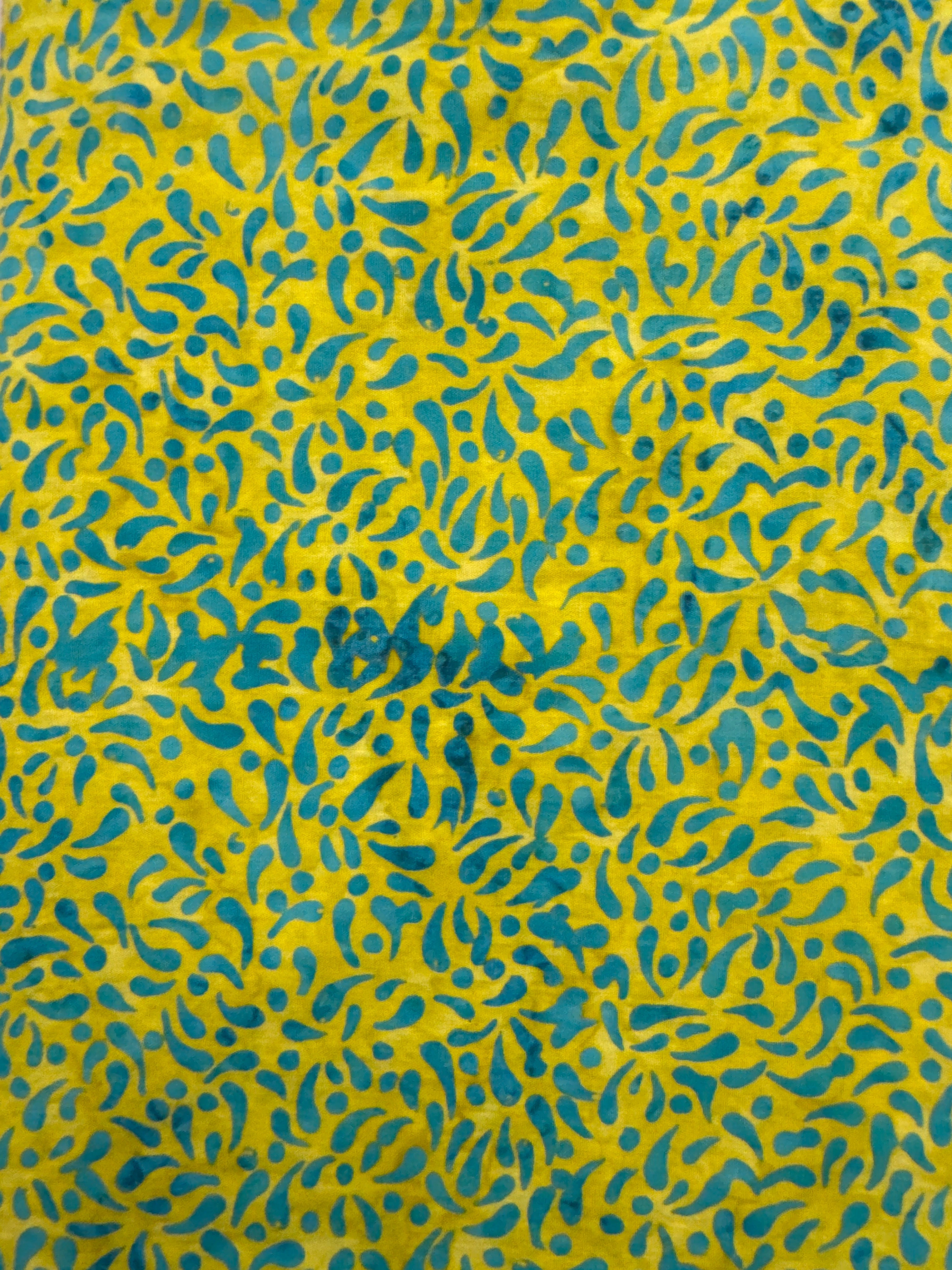 Andover Leaf Stamp Lime Green quilting fabric