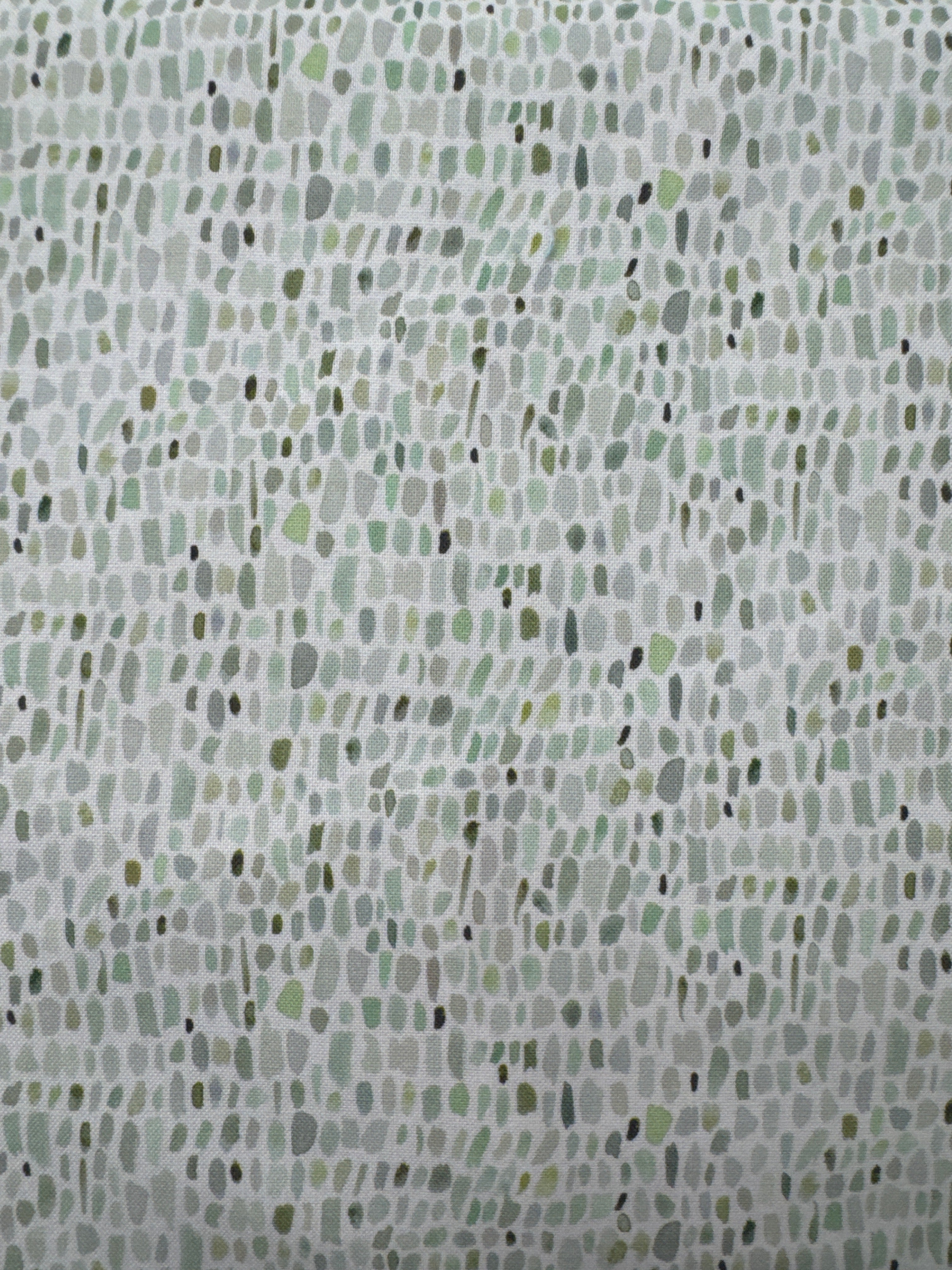 Blooming Lovely Mint Pebbles dot quilting fabric by Moda