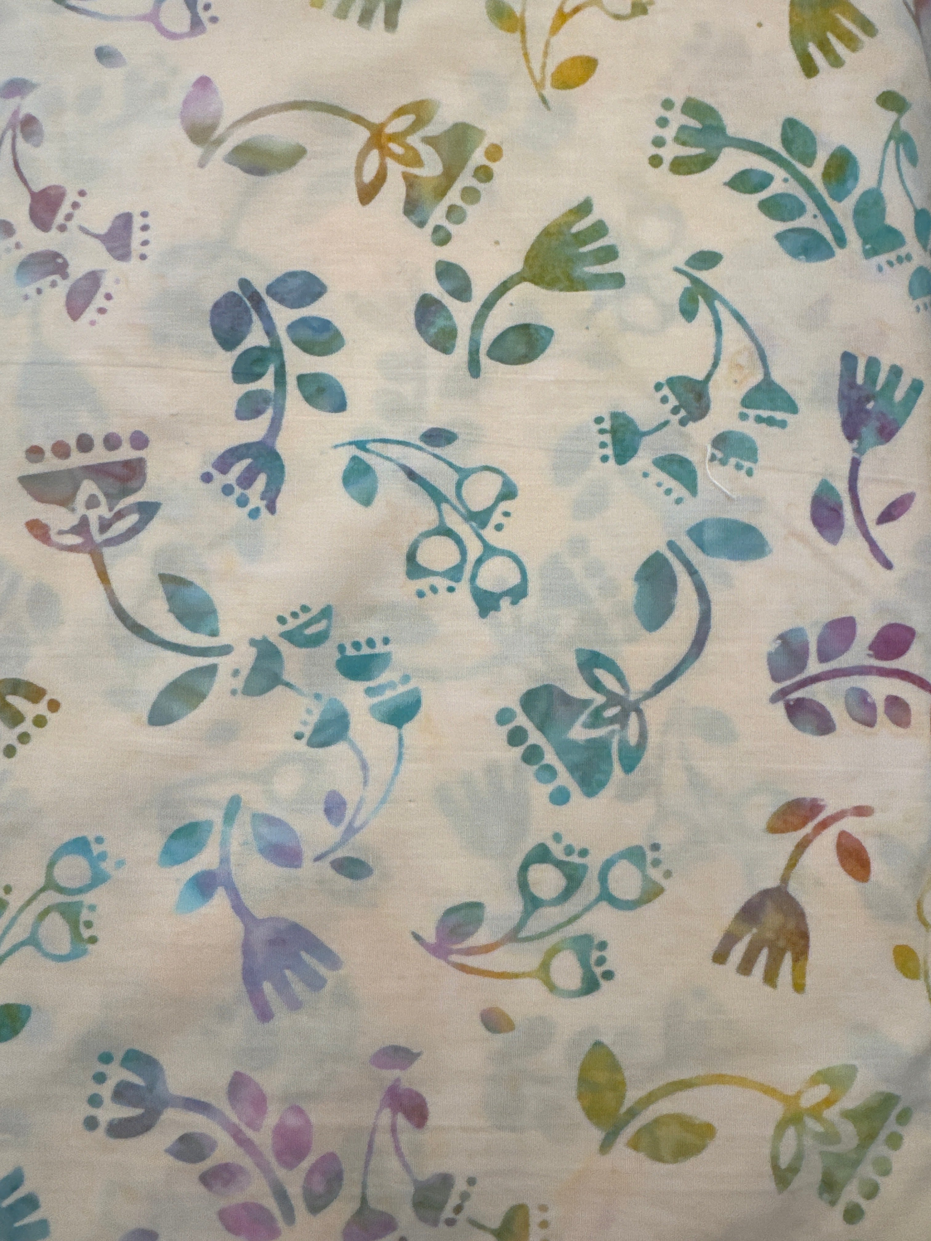 Retro Rainbow Pastel quilting fabric by Robert Kaufman