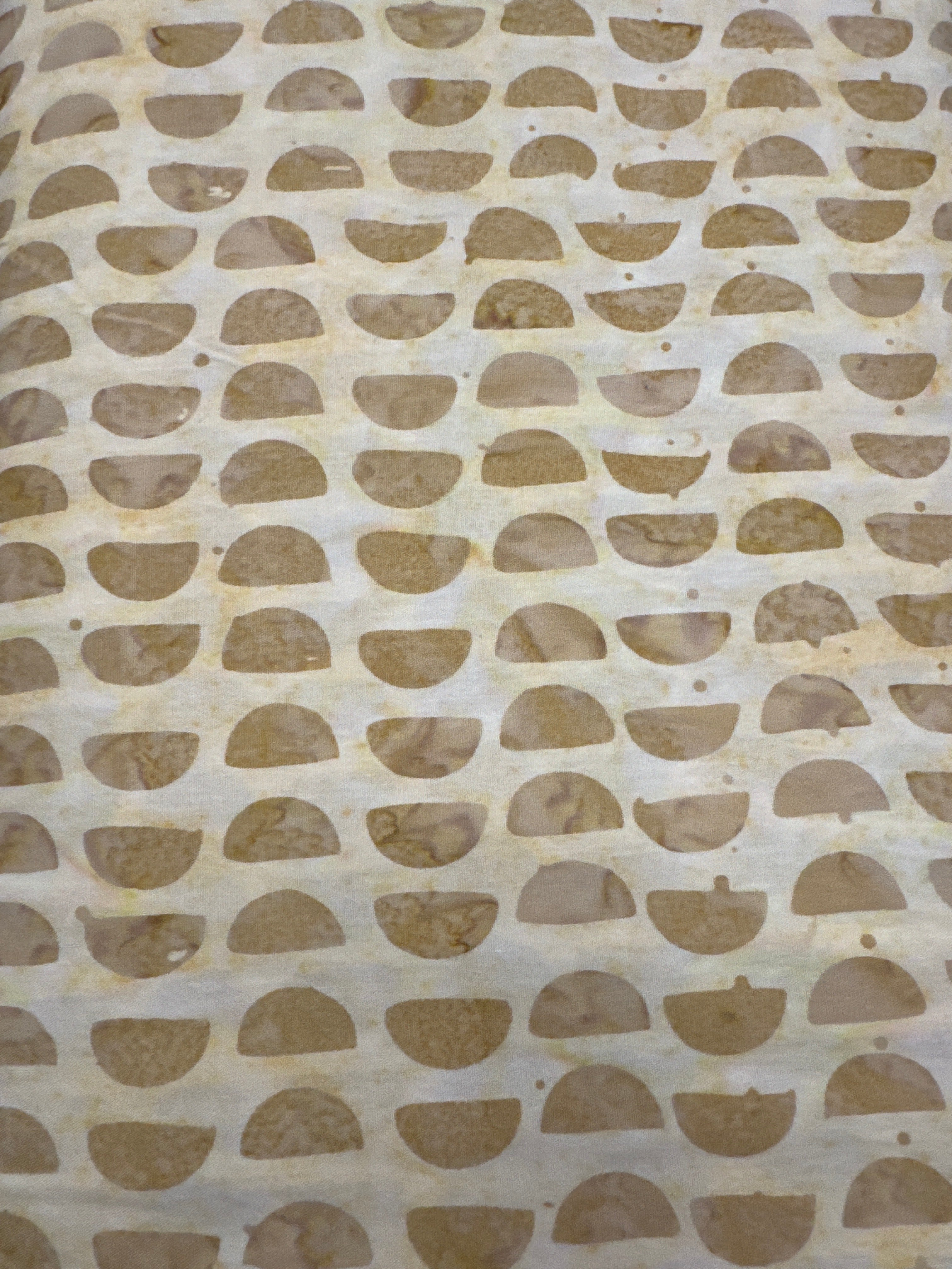 Banyan Batiks Organics Pale Apricot Half Moon quilting fabric