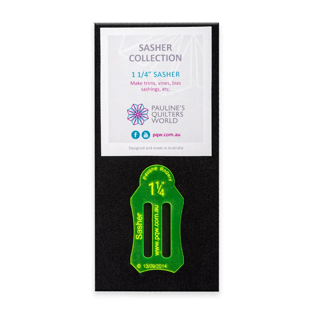 1 1/4" Sasher - Linda's Electric Quilters