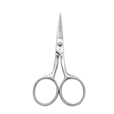 4" Straight Fine Point, Large Ring Scissors - Linda's Electric Quilters