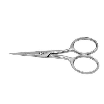 4" Straight Fine Point, Large Ring Scissors - Linda's Electric Quilters
