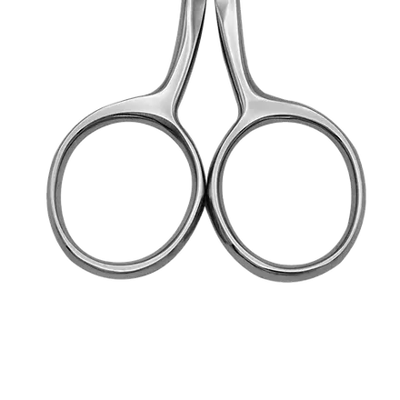 4" Straight Fine Point, Large Ring Scissors - Linda's Electric Quilters